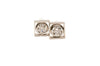 Earring - Eighteen Karat White Gold with Diamonds