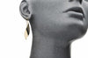 Earring FLUTE E201, 18 Kt Yellow Gold