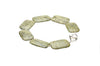 Necklace Moss Agate and Sterling Silver
