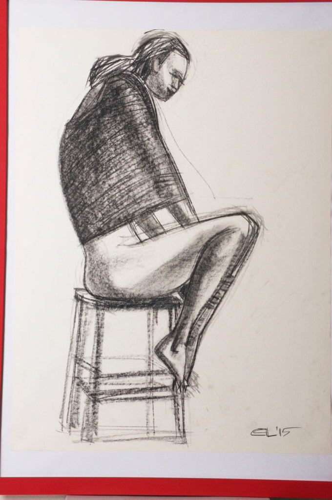 Conté on Paper, by CL $300.00