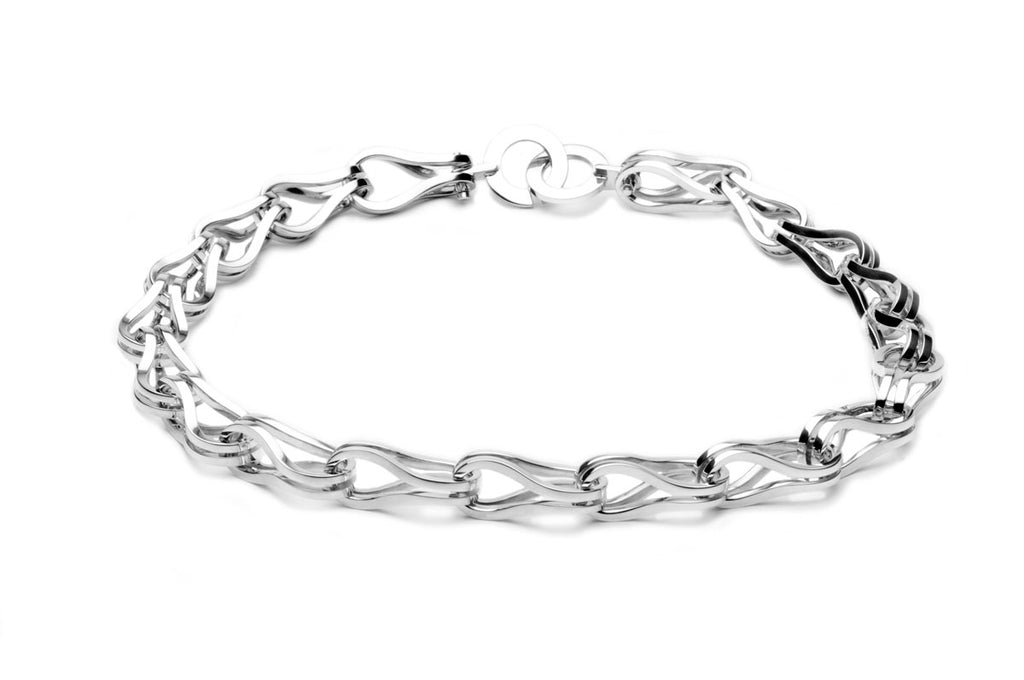 Sterling silver link necklace. $2,300.00