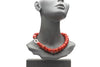 Necklace Coral and Sterling Silver