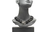 Necklace Lava Rock Square Beads