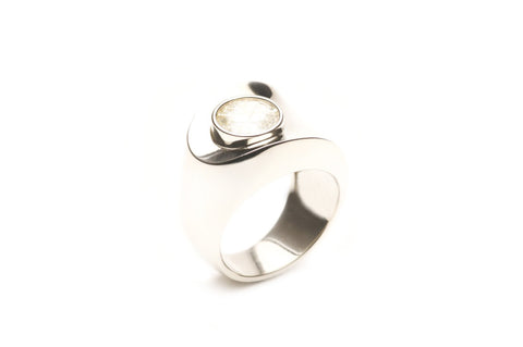 R014 ESPRESSO, diamond ring