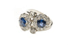 Ring, Sapphires and Diamonds ANTIQUE